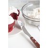 Fox Run Offset Icing Spatula, 4.25-Inch Stainless Steel Blade, Wood Handle, Metallic