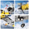 TOY PLAYER BF-109 Fighter Jet Plane Jet Building Set - Compatible with LEG0 7 Year Old boy, Military Airplanes Model, Gift for Boys Age 6 7 8 9 10 11 12 and WW2 Military SetCollectors & Enthusiasts