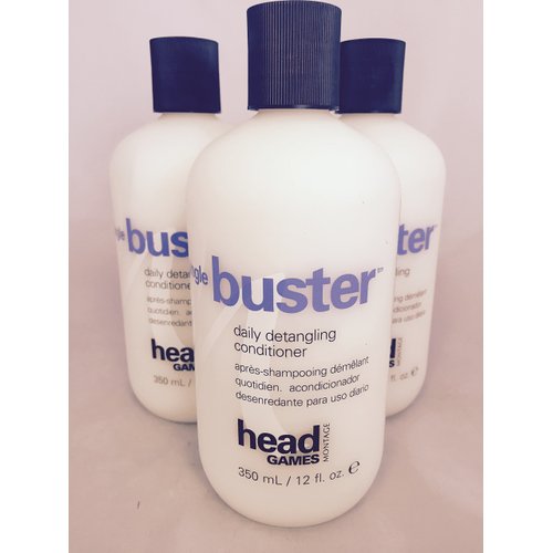 Head Games Tangle Buster Daily Detangling Conditioner 12 ounce - 3 Pack