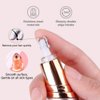 Eyebrow Hair Remover Replacement Heads: Compatible with Finishing Touch Flawless Women Eyebrow Hair Remover Trimmer Blades Painless, with Cleaning Brush, As Seen On TV 18K Gold-Plated Gold 6 Count