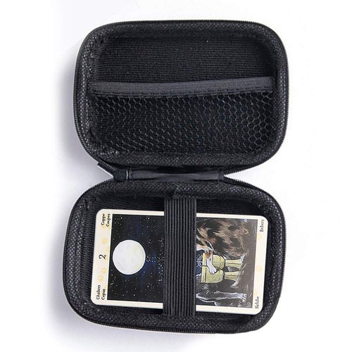 Case for The Rider Tarot Deck Cards, Tarot Card Storage Case Travel Carrying Bag, Multifunction Portable Hard EVA Anti Scratch Card Holder Fit for Most of Tarot Cards Deck(Size:1PC)