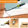 VERCCA Upholstery Staple Remover, Staple Puller, Upholstery Tools Staple Lifter with Double Pronged Head Nail Remover for Furniture Carpet Floor Carton Photo Frame Office 2pcs