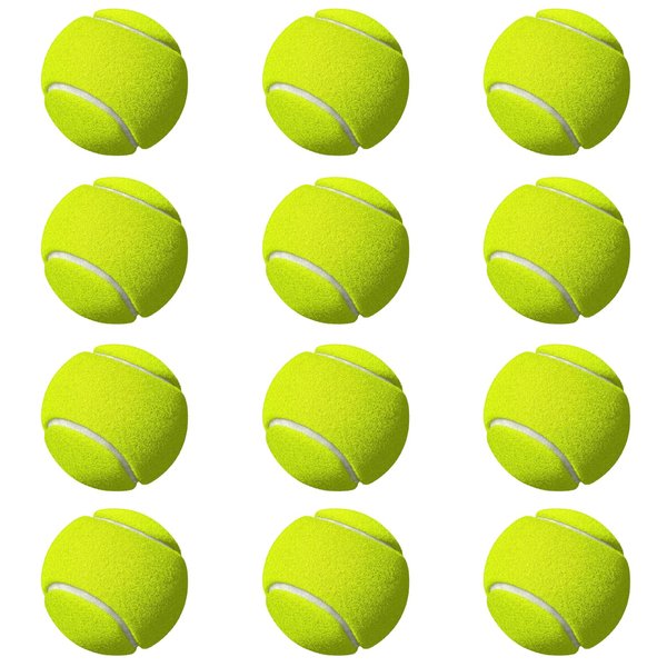 Small Tennis Balls for Dogs, 12 Pack Easy Catching Pet Dog Balls for Exercise & Training, Dog Tennis Balls 2.0inch