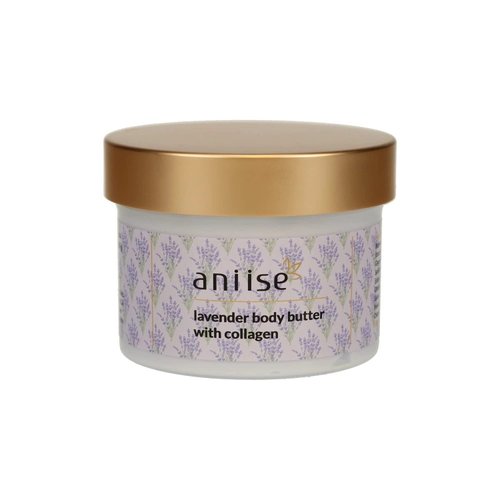 Aniise Body Butter with Collagen Lavender and Coconut oil Infused with Pomegranate and Avocado for All Skin Types All Natural Made In USA (Lavender, 8 OZ)
