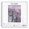 Galison City Lights 1000 Piece Puzzle in a Square Box from Galison - 1000 Piece Puzzle for Adults, Beautiful Illustrations from Joy Laforme, Thick and Sturdy Pieces, Idea
