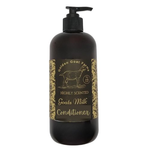Black Canyon Home and Body Golden Goat Farms Fresh Peaches Scented Hair Conditioner with Goat Milk, 16 Oz