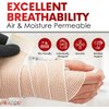 HEALQU Premium Elastic Bandage - Self-Closure Compression Wrap for Legs, Knees, Ankles, Wrists, Elbows, Shoulders - 4 Inch by 5 Yards, Box of 4 Rolls Athletic Stretchable Bandage Wrap