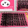 Manga Lash Clusters Wispy Natural Individual Lashes Volume C Curl Lash Clusters Spiky Fluffy DIY Eyelash Extension Clusters (8-16mm Mixed FD02)