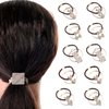 Faerie Elastic hair band Ponytail Elastic hair band Elastic hair band Women's hair accessories Cute hair band Shiny headband (10)