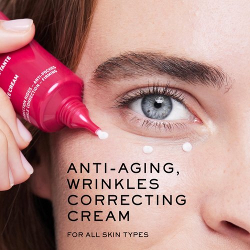 NUXE Merveillance Lift Eye Cream - Under Eye Anti-Aging Treatment for Wrinkles, Puffiness & Bags, 0.51 Oz