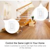 TREATLIFE 3 Way Smart Switch, 2.4Ghz WiFi Smart Light Switch 3 Way Switch Works with Alexa, Google Home and SmartThings, Remote Control, Schedule, Neutral Wire Required 1 Pack