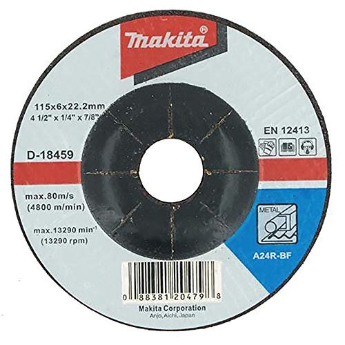 Makita 10 Pack - 4.5" Grinding Wheel For Grinders - Aggressive Grinding For Metal - 4-1/2" x 1/4 x 7/8-Inch