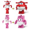 Super Wings Building Blocks, Jett & Dizzy 2-in-1 Airplane and Rescue Bots Building Toys, Transformer Building Blocks for Toddlers Kids Ages 3 4 5 6 7