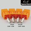 C & I Tapered Barrel Nail Drill Bit for Electric Nail Drill Machine of Nail Art (Grit Fine, Silver)