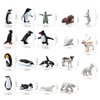 WONWONTOYS 20PCS Arctic Animals Figurine Penguins and Polar Animals Figurine playset Christmas Birthday Party Supplies Decor for Cake