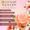 YUGLO Moisture & Collagen Booster Lip Sleeping Mask - Treatment to Restore, Hydrate & Plump Dry Chapped Lips - Peach