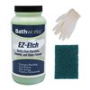 BATHWORKS Bathtub Refinishing Kit - Bundle- Premium Kit w/Non-Slip Protection White- 16 oz. EZ Etch Etching Paste; 24 Hour Dry time; Resin Finish