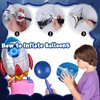 LovesTown 120PCS Space Party Balloon Garland, Universe Space Planets Party Decorations Kit UFO Rocket Astronaut Latex Balloons for Boys Kids Multi