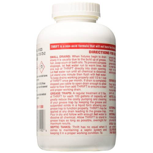 Thrift Marketing GIDDS-TY-0400879 Drain Cleaner 2 lb , White