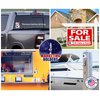 Marketing Holders Outdoor Business Card Holder Clear Lid Holds 3.5" x 2" Cards Advertising Vehicle Box with Double Sided Tape and Hanging Hardware Clear Acrylic