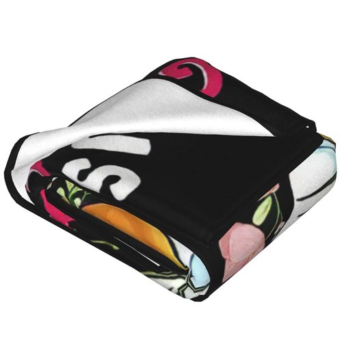 Just A Girl Who Loves Beetles Blanket Cute Beetle Decor Throw Blanket Gifts for Girls Boys Beetle Lover Super Warm Soft Plush Lightweight Fleece Flannel Bed Blanket for Kids Adults Men Women 50"X40"