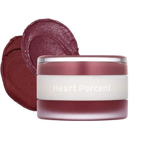 Heart Percent Dote On Mood Custom Lip &amp; Cheek, Matte (Fog Pot) + Glow (Shine Balm) Dual Type Mult...