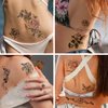 Cerlaza 100 Styles Temporary Tattoos for Women, Fake Henna Semi Permanent Tattoos for Adults, Leg Makeup Waterproof Flower Tatuajes Temporales Long Lasting Realistic Stickers