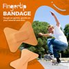 Flexible Fabric Finger Bandages - 100 Count Box of Flex Fabric Adhesive Bandages Finger-Tip Bandages for Finger Care and to Protect Wounds