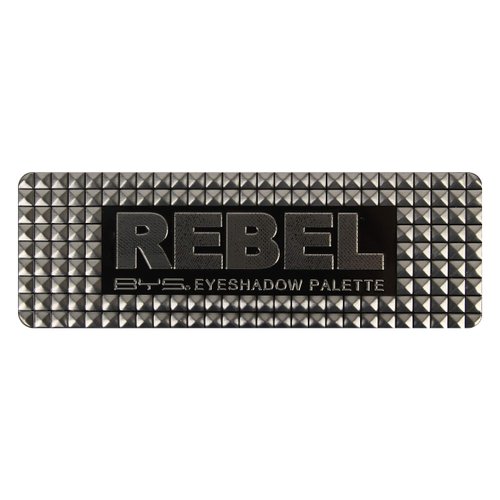 BYS Rebel Eyeshadow Palette, 12 Color Collection in Tin Kit with Mirror - Highly Pigmented Matte & Metallic Shades