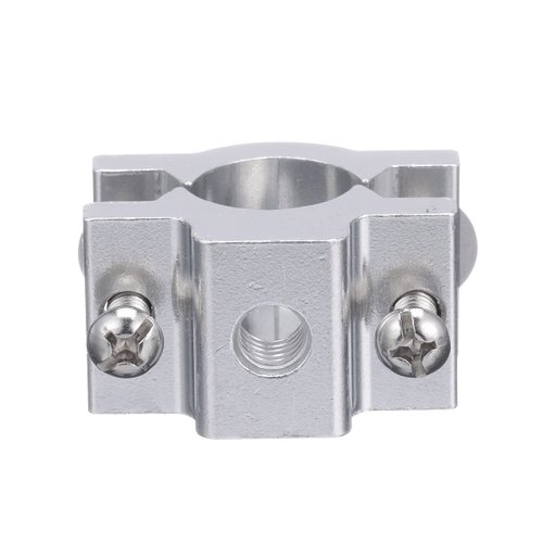 Attwood 5074-3 Sure-Grip Rod Holder Mounting Base — Clamp-On Rail Base, Fits Round Rail Up to 7/8-In. Diameter, Extruded Aluminum