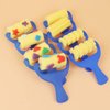 STOBOK Drawing Sponge Roller Brush Kids Paint Graffiti DIY Tool Sponge Brush,8 Pieces