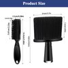 Barber Brush Set - 2 PCS Clipper Blade Cleaner, Soft Neck Duster, and Neckline Hairbrush for Hairstyling Professionals