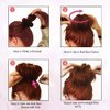 Hair Pins for Buns, IKOCO 2.4 inch U Shaped Hair Pins Brown Hair Bun Pins for Women Girls with Storage Box