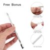Metal Nail Cuticle Trimmer with Cuticle Pusher and Cutter, 2 Pcs Professional Cuticle Remover Tool Kit, Cuticle Cutter Set, Cuticle Nippers, Cuticle Clippers for Women, Manicure Pedicure Tool YLYL