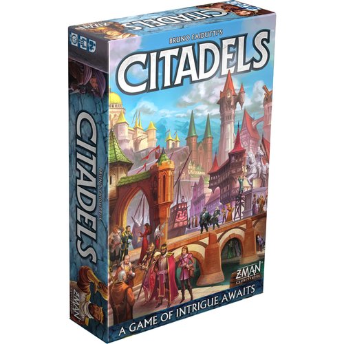 Citadels Revised Edition Board Game - Master Builder Showdown! Medieval Strategy Game for Kids & Adults, Ages 10+, 2-8 Players, 30-60 Min Playtime, Made by Z-Man Games