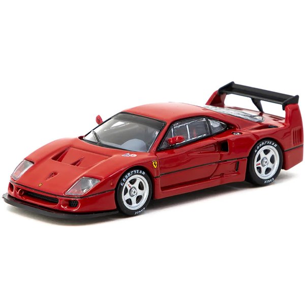 F40 LM Red Road64 Series 1/64 Diecast Model Car by Tarmac Works T64R-075-RE
