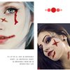 Fake Scars Halloween Temporary Tattoos Face Fake Blood Makeup Fake Scars Cuts, Face Fake Stitches Temporary Tattoos Healthy Makeup 3D Realistic Fake Scratches Blood Scar Tattoo Stitches Sticke 30PCS