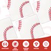 96 Pcs Baseball Party Decorations, Baseball Party Supplies Bundle Include Baseball Plates, Napkins, Forks, Baseball Birthday Party Decorations Serves 24