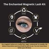Magnetic Eyelashes and Eyeliner Kit - Enchanted Magnetic Lash in a Set of 3 Natural, Glam, and Dramatic Lashes - Easy Application Tweezers Included