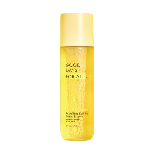 Good Days For All Prime Time Refining Toning Essence, Hydrating & Cleansing Face Toner, with Maple Extract & Rose Water, 6.67 fl. Oz