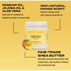 Butter'd Bodycare Hyper Mango Body Cream Mango Scent, Premium Body Butter for Improving Hyperpigmentation Hydrating Rich in Vitamin C, Rose Hip Oil, Jojoba Oil (6 oz)
