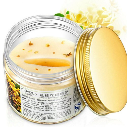 BIOAQUA Golden Osmanthus Eye Mask Gold Eye Treatment Masks Under Eye Patches Dark Circles Treatment Eye Bags Patches Puffy Eyes Anti-Wrinkle Undereye Gel Pads 80Pcs