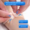 Longmed Emergency Wound Closures - 10 Pcs Zipper Wound Closure Device Painless Stitch Sutures Laceration Repair Without Stitches Adhesive Bandages for First Aid Wound Care