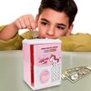 Yoego Piggy Bank for Kids,Electronic Password Piggy Bank Kids Safe Bank Mini ATM Piggy Bank Toy for 3-14 Year Old Boys and Girls (Pink-Unicorn)
