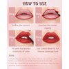Lip Stain Marker Pen-1Pcs Rose Pink Hydrating Lip Tint Marker, Longlasting Waterproof Smudgeproof lip tint stain Lip Color, Matte Lip Marker Stain Liquid Lip Liner Pencil, Lip Makeup Gift for Women-03