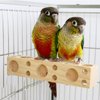 KeaJuidy Bird Wooden Block Chewing Toy Parrot Chewing Toy Wood Toys Foraging Training Toys for Small Animals Shredding Biting Wood Bird Cage Accessories Teething Toy for Lovebird Parakeets Cockatiels
