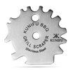 KUNIFU BBQ Grill Scraper, Stocking Stuffers, Bristle-Free for Griddle, Kitchen Gadgets Cleaner, Camping Accessories, Ideal Gifts for Christmas, for Men, Dad, Husband, Boyfriend, Fathers Day