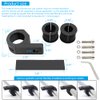 Motorcycle Aluminum Mounting Bracket Kit Tube Clamp 2Pcs 0.75" 1" 1.25" Bullbar Roof Rack Roll Cage Horizontal Bar Clamp Mounting Kit fit for Trucks Car ATV Motorcycle Truck