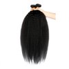 30 30 30 Inch Natural Color Human Hair Bundles Color #1B Kinky Straight Bundles Brazilian Grade 8A Virgin Human Hair Extensions Natural Black Yaki Straight Bundles 300g