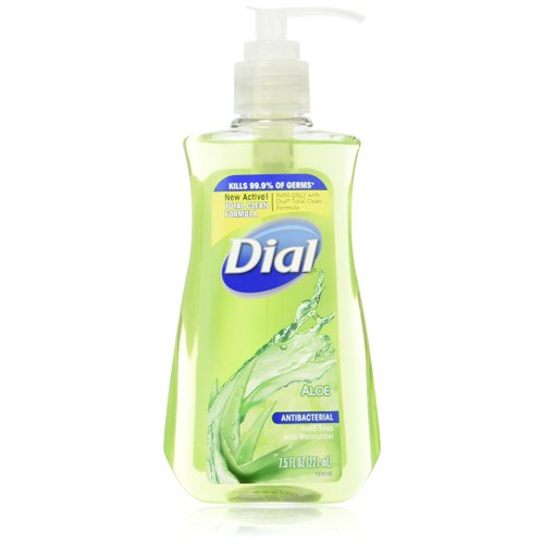 Dial Liquid Hand Soap With Moisturizer, Aloe, 7.5-Oz